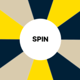 The central spin button on the wheel